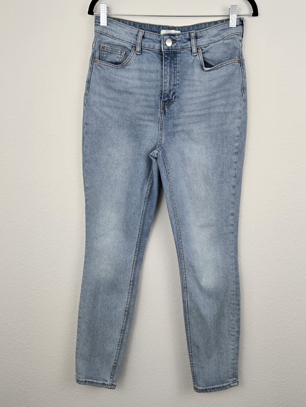 H&M High-waisted Blue Jeans